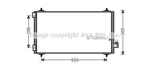 AVA QUALITY COOLING Конденсатор, кондиционер CN5271